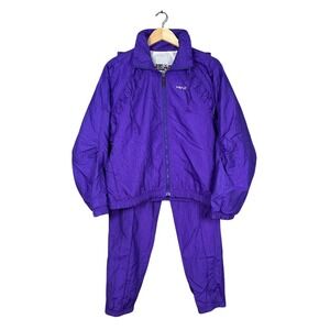 HEAD Vintage 90'S‎ Purple Tracksuit Set Jacket Pants Windbreaker Sportswear M